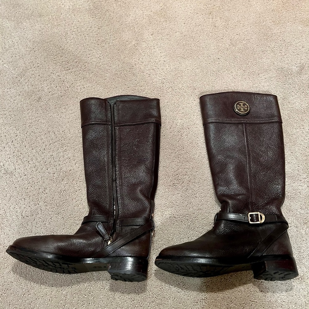 Tory Burch Junction Riding Boots - Picture 2 of 8